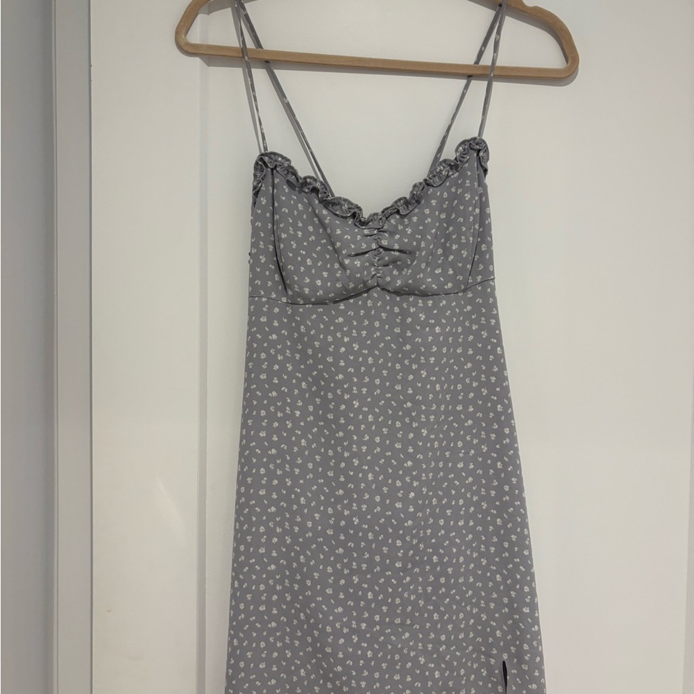 Lilac Purple Oak and Fort Spaghetti Strap Dress